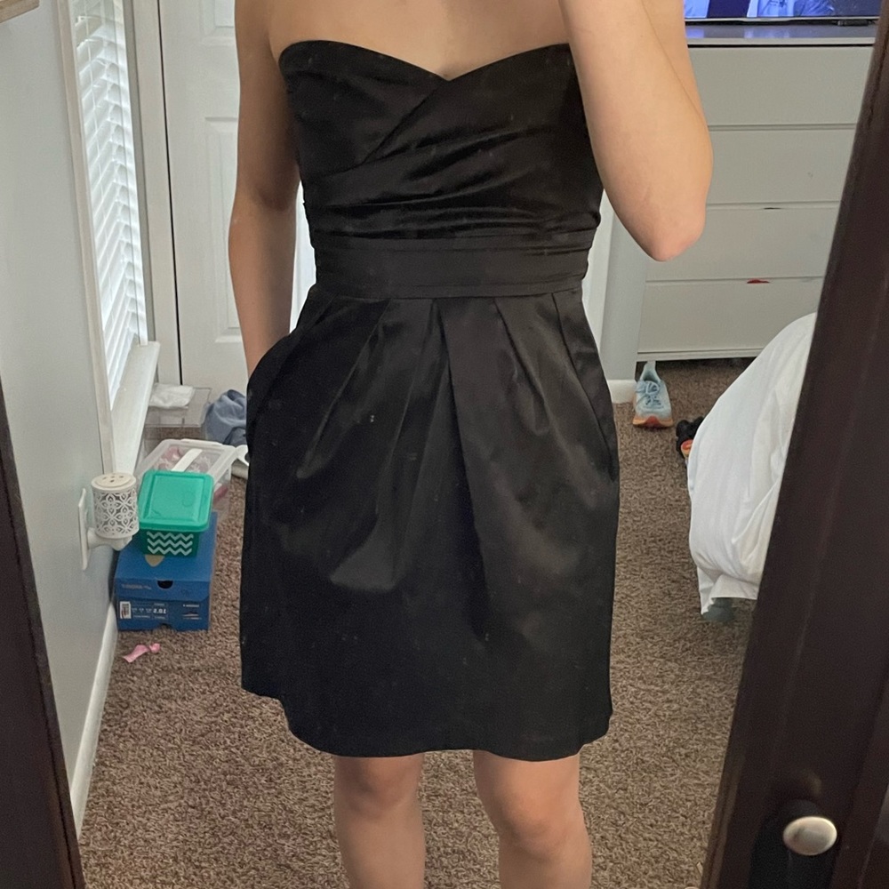 black cocktail dress